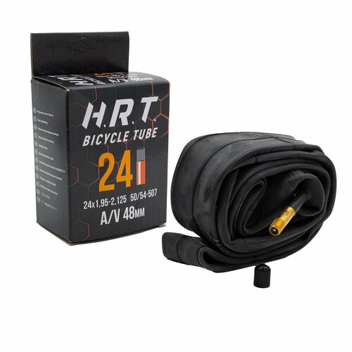 Велосипедная камера H.R.T. 24"х1,95-2,125 48мм AV (00-010032)