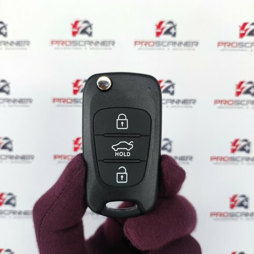 Корпус ключа зажигания для Kia Ceed Rio Sportage Optima Picanto Venga Киа Рио Спортейдж Сид Пиканто Венга - 1 штука 3х кнопочный ключ c Hold лезвие TOY40 520₽