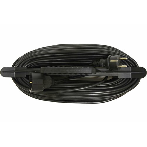 Мастер Тока Удлинитель-шнур морозостойкий на рамке кгттбм 3x1,5 черн 20м. с/з ВПК УШР0020