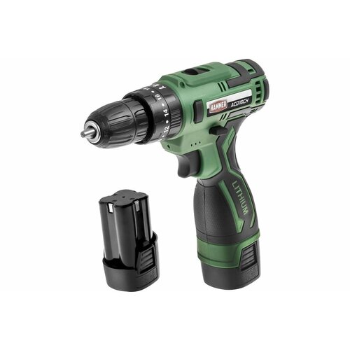 Аккумуляторная дрель-шуруповерт Hammer ACD16CH ударная арт 824160 5488₽