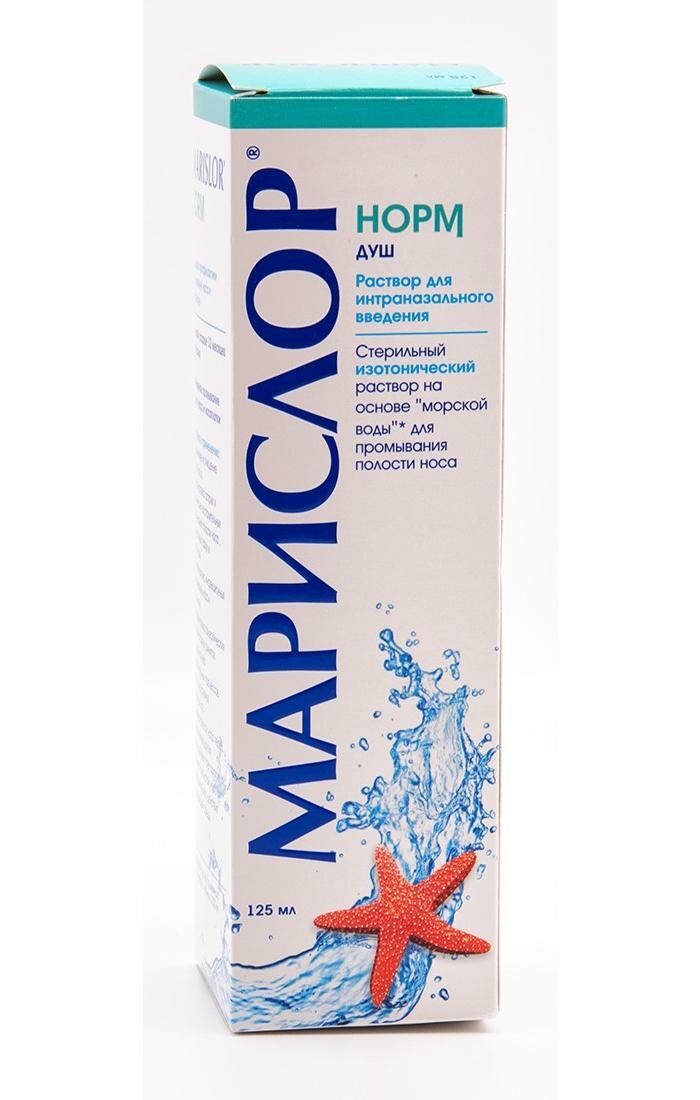 Картинки Морская вода для промывания носа марислор спрей раствор Нормальный душ 125 мл