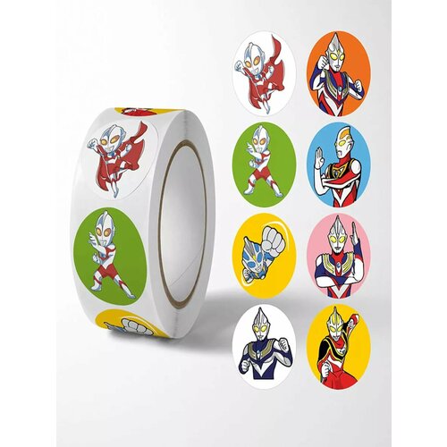 Наклейки супермен Ультрамен 500шт