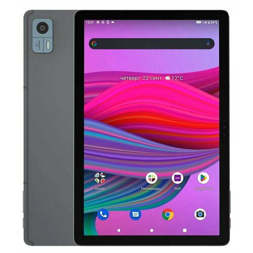 Планшет INOI inoiPad Pro 6128 ГБ Wi-Fi Cellular серый 1450800₽