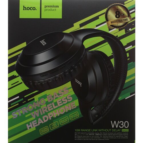 Bluetooth наушники HOCO W30 Fun Move BT50 накладная Черные 1539₽