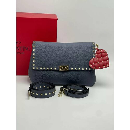 Сумка кросс-боди Urban Fashion, фактура зернистая, серый