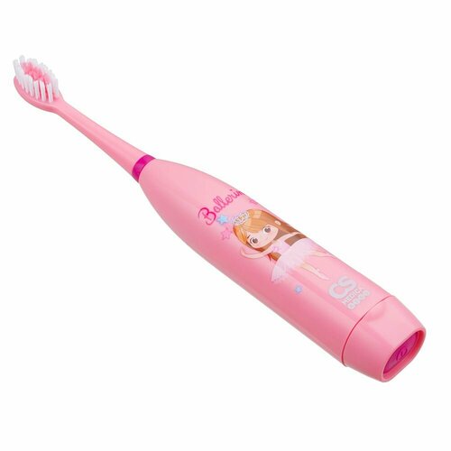 Электрическая звуковая зубная щетка CS Medica KIDS CS-9190-F детская от 3-х лет 4 насадки 332000₽