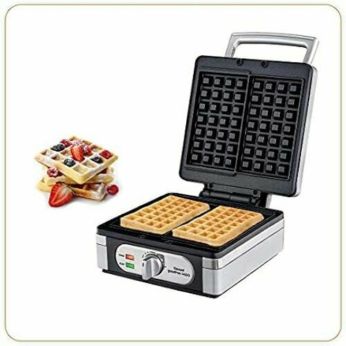 LITTLE BALANCE 8384 Speed Waffles 1400 Электрическая вафельница Настоящие бельгийские вафли Прямоугольные хрустящие пушистые Мощность 1400 Вт Серебристый металлик 1430700₽