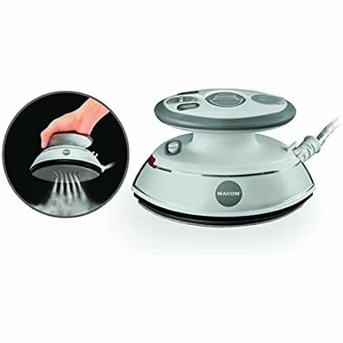 Macom Enjoy Relax 876 Iron One Steam Iron One с двойным паровым наконечником полностью гладкий белыйсерый мини 1577900₽
