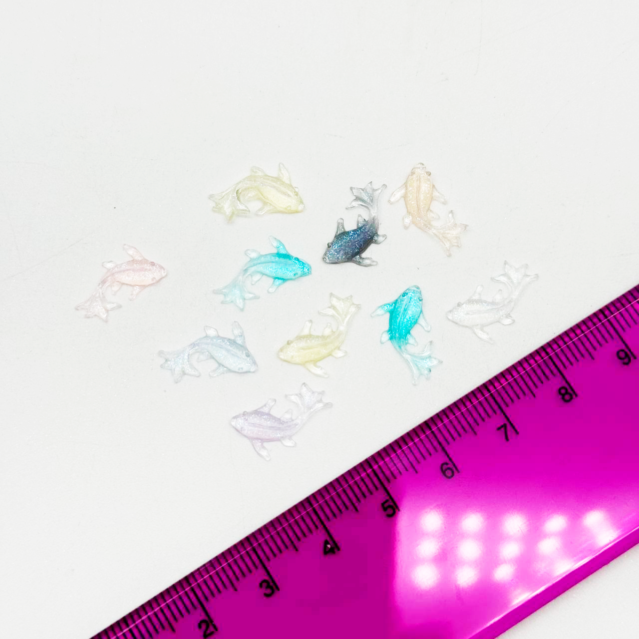 Фигурки объемные Дельфины №1812 Zoo Nail Art 10 шт.
