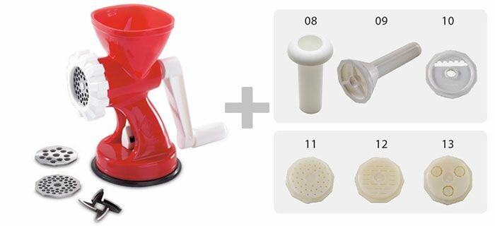 фото Итальянская мясорубка Mincy с аксессуарами