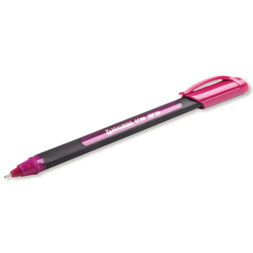 Ручка шариковая масляная BRAUBERG "Extra Glide Soft Color", СИНЯЯ, узел 0,7 мм, линия письма 0,35 мм, OBP156 - фото №11