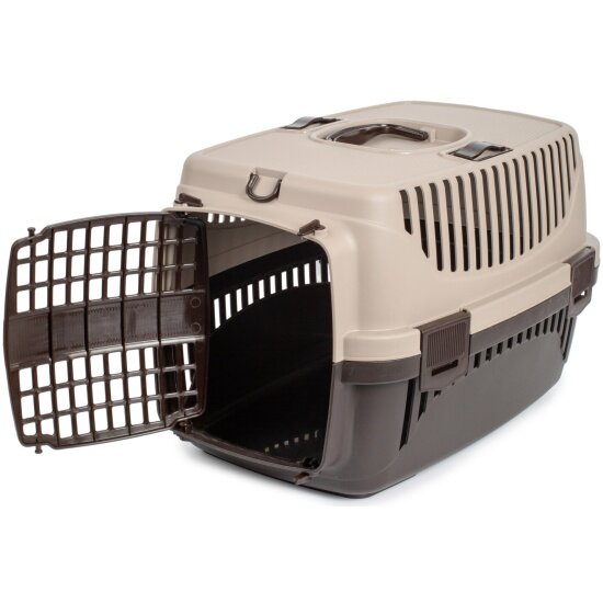 Переноска Pet Plast'art для домашних животных бежевая 32х50х29.5см (PT-100-B)