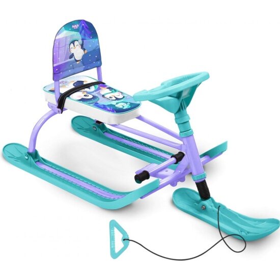Снегокат Nika Twiny 1+, с пингвинятами