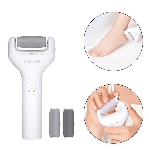 Изображение Showsee Electric Foot Repairer B1-W Электрическая роликовая пилка для ног