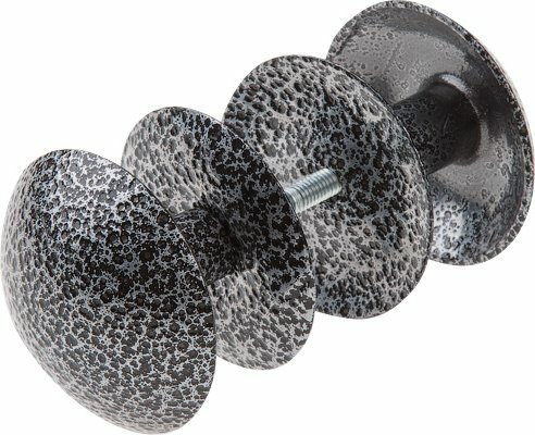 Ручка-кнопка алюминиевая пол. серебро STARFIX (SMP-50654-1)