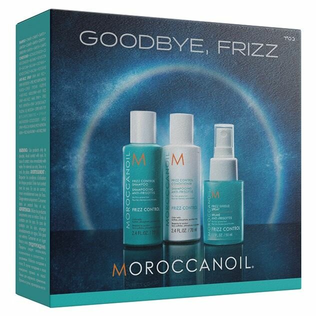 Шампунь Moroccanoil Smooth Набор Frizz Discovery, Набор Moroccanoil Frizz Discovery 2024: шампунь, кондиционер, спрей-защита, Набор