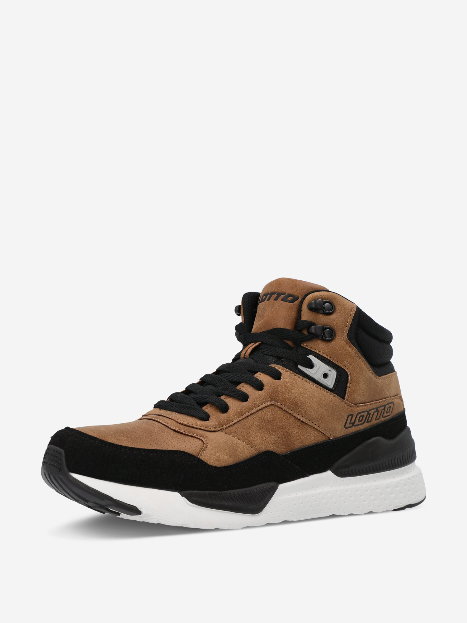 Кроссовки Lotto DALAN MID, размер 42, светло-коричневый/черный — фото 1