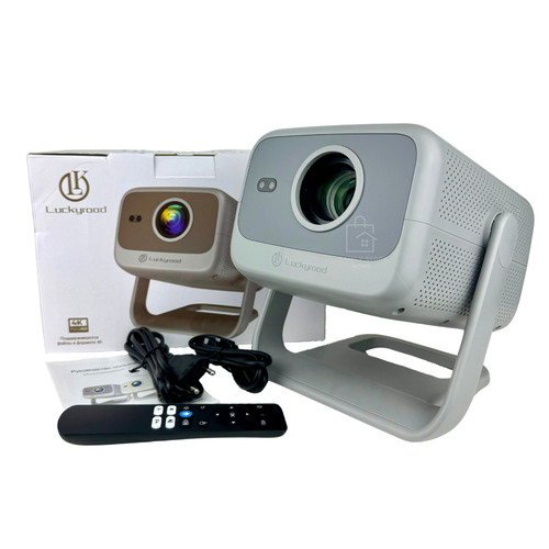 Умный проектор 4K с автофокусировкой Luckyroad HY350 HDR серый 12999₽