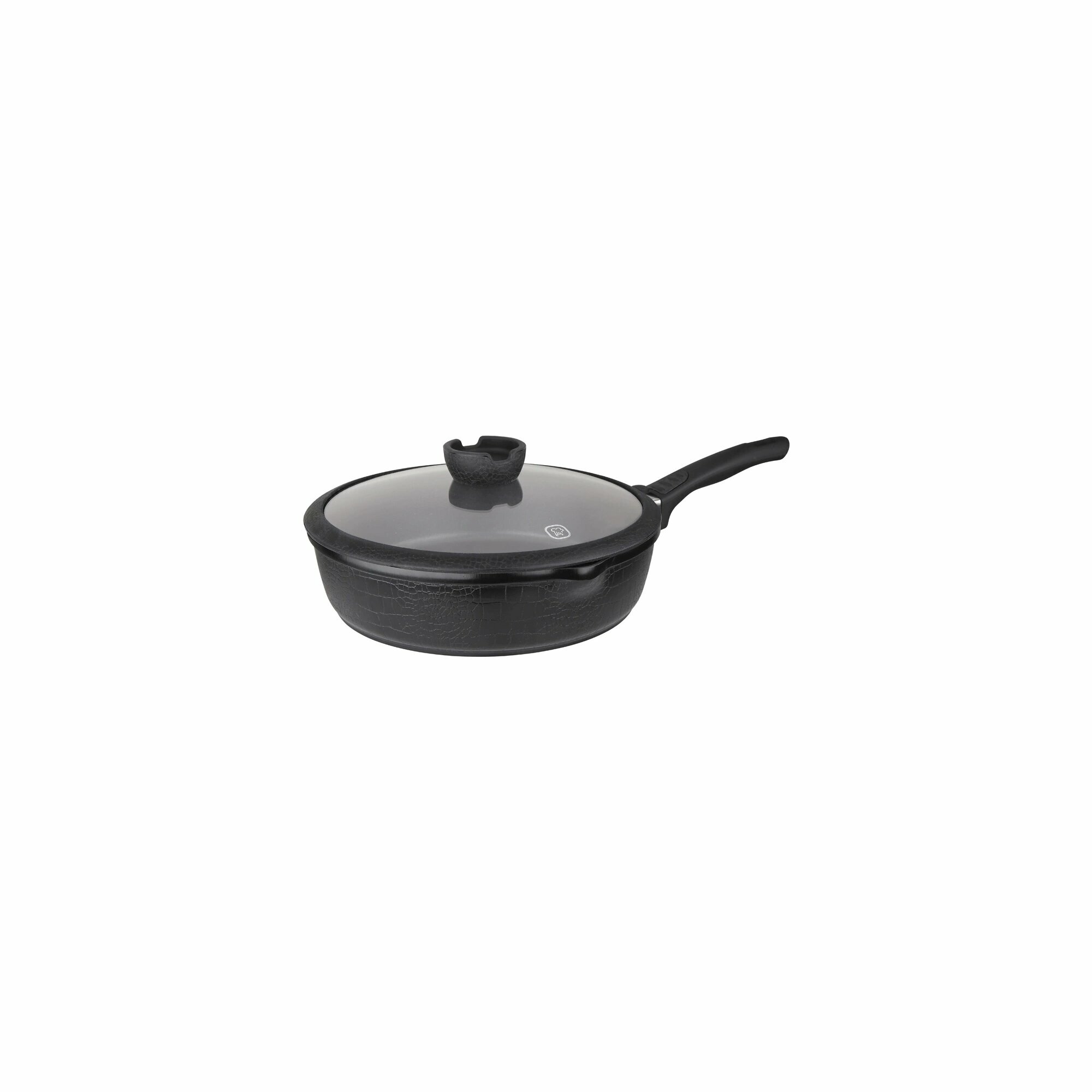 Сотейник Rondell Escurion RDA-871 (с крышкой) черный