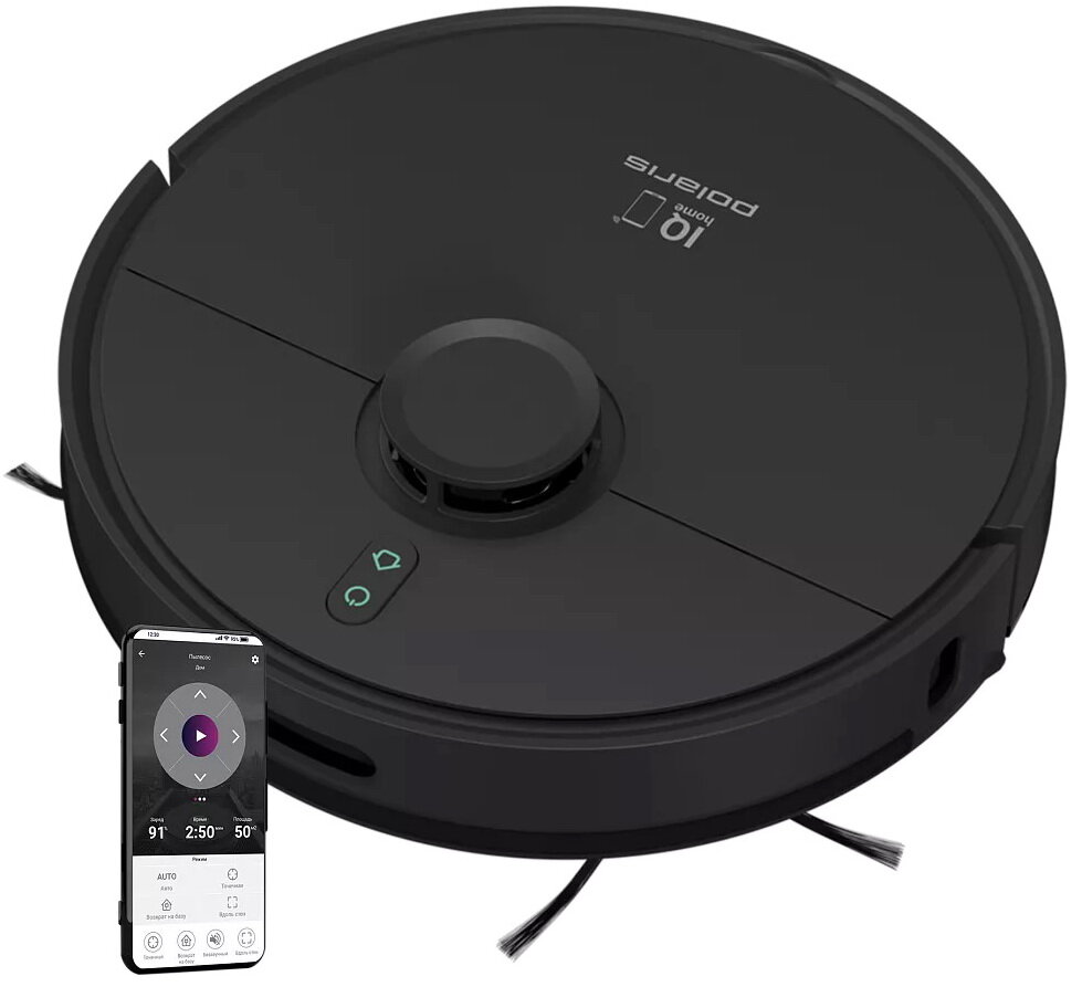 Робот-пылесос Polaris PVCR 4500 WIFI IQ Home черный — купить в интернет ...