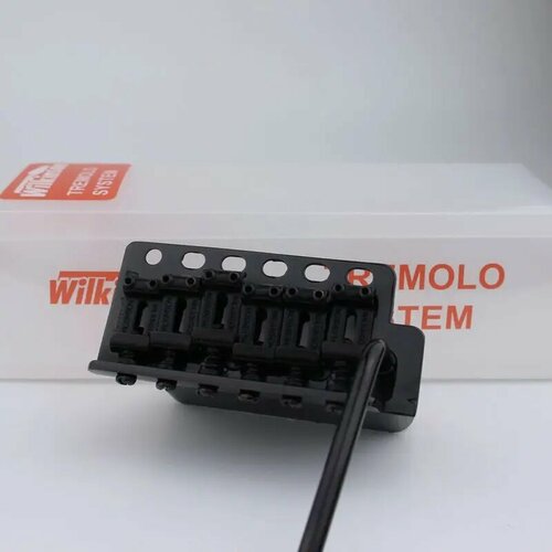 GUYKER Wilkinson WV6SB Бридж для гитары в хроме/золотом цвете, BK