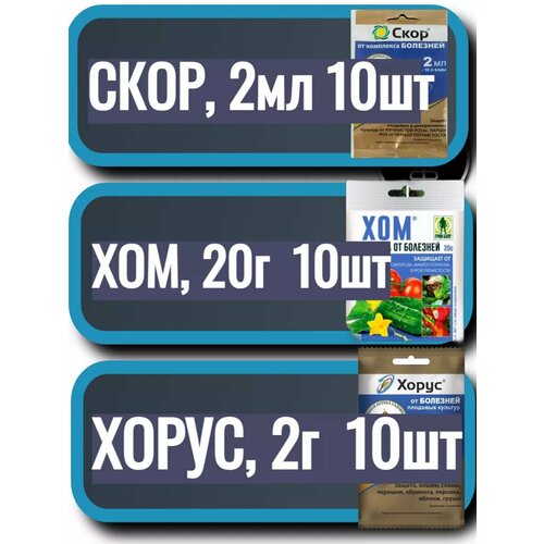 Набор препаратов для защиты сада и огорода 1290₽