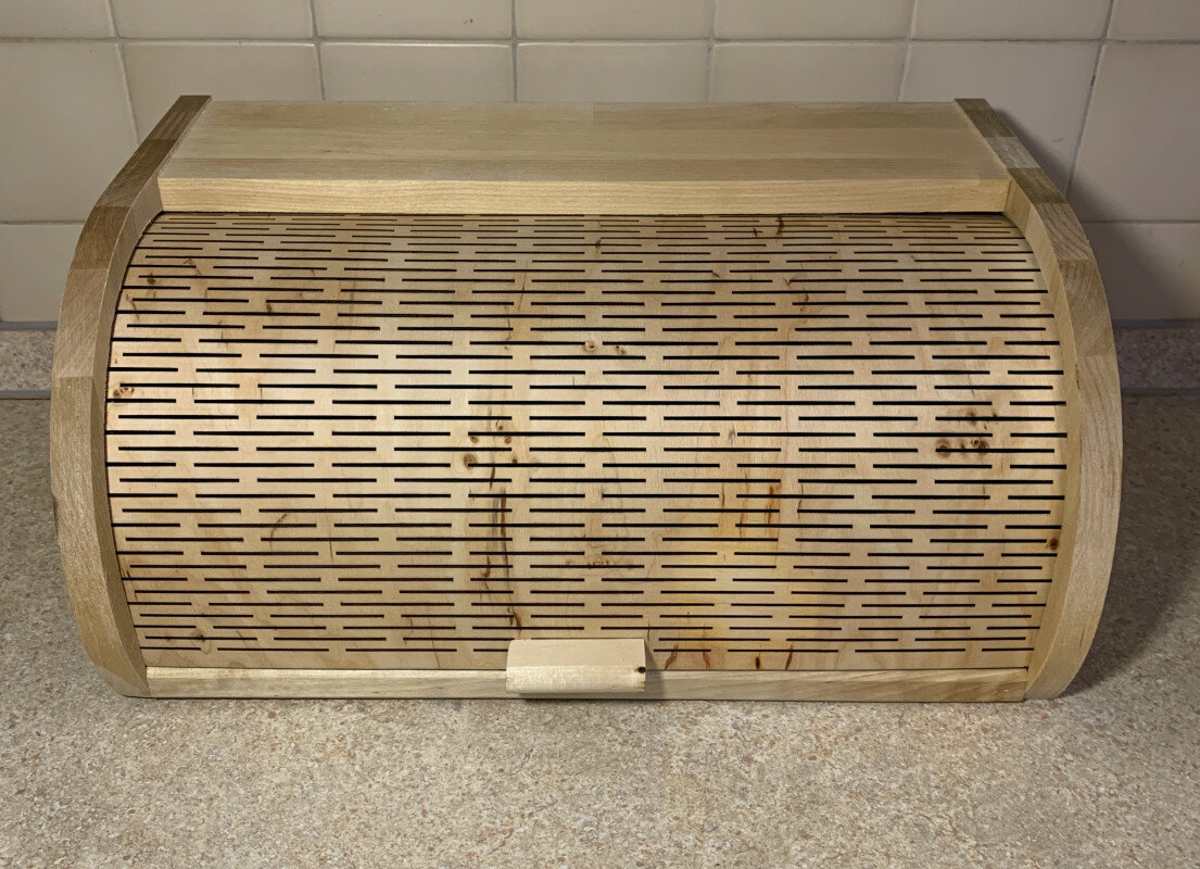 Хлебница складная деревянная МирХозТорг 9003, береза 39.5*24*18.5 см