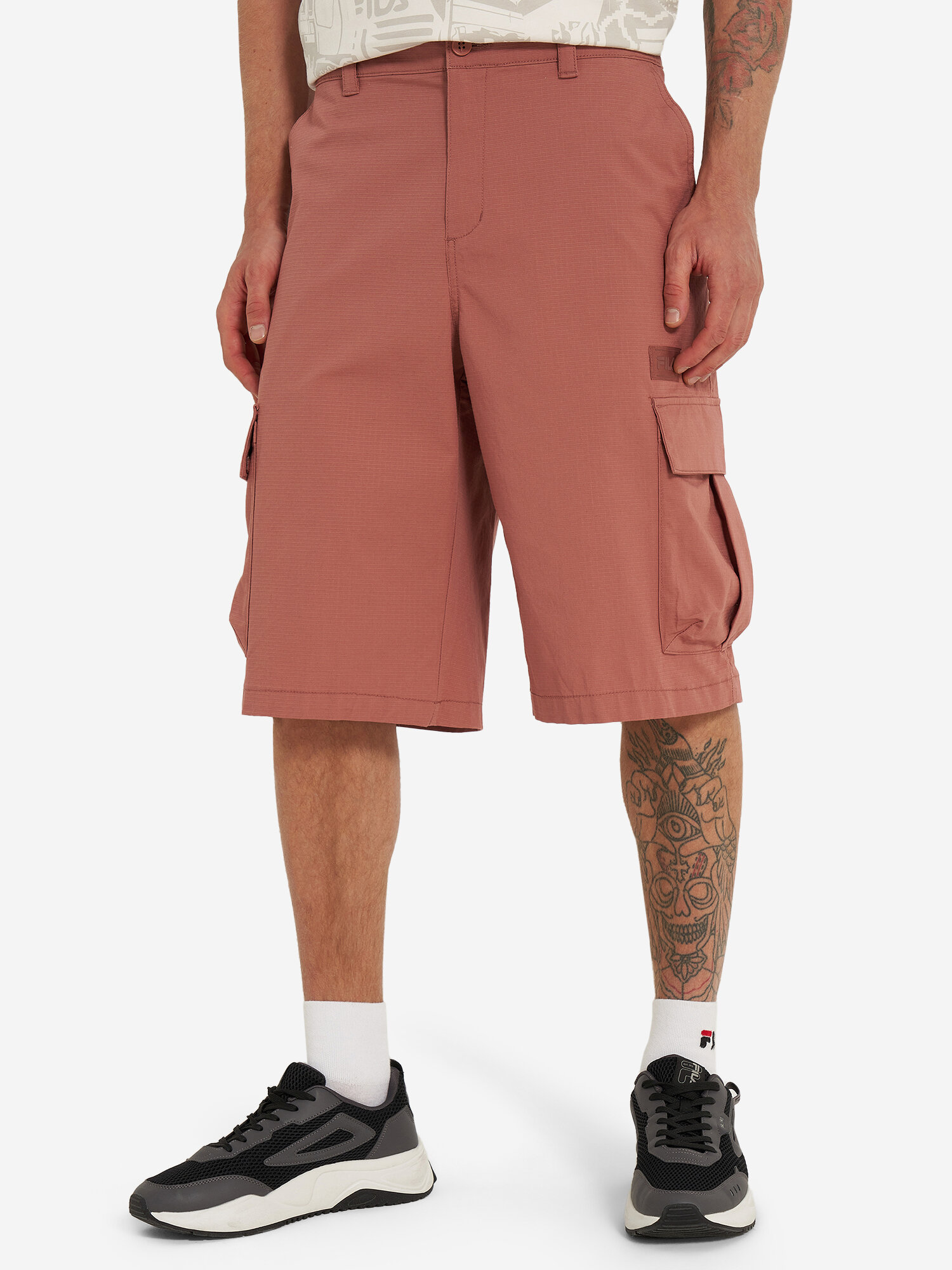 Шорты Fila Men's Urban shorts, размер 44/46, кофейный — фото 1