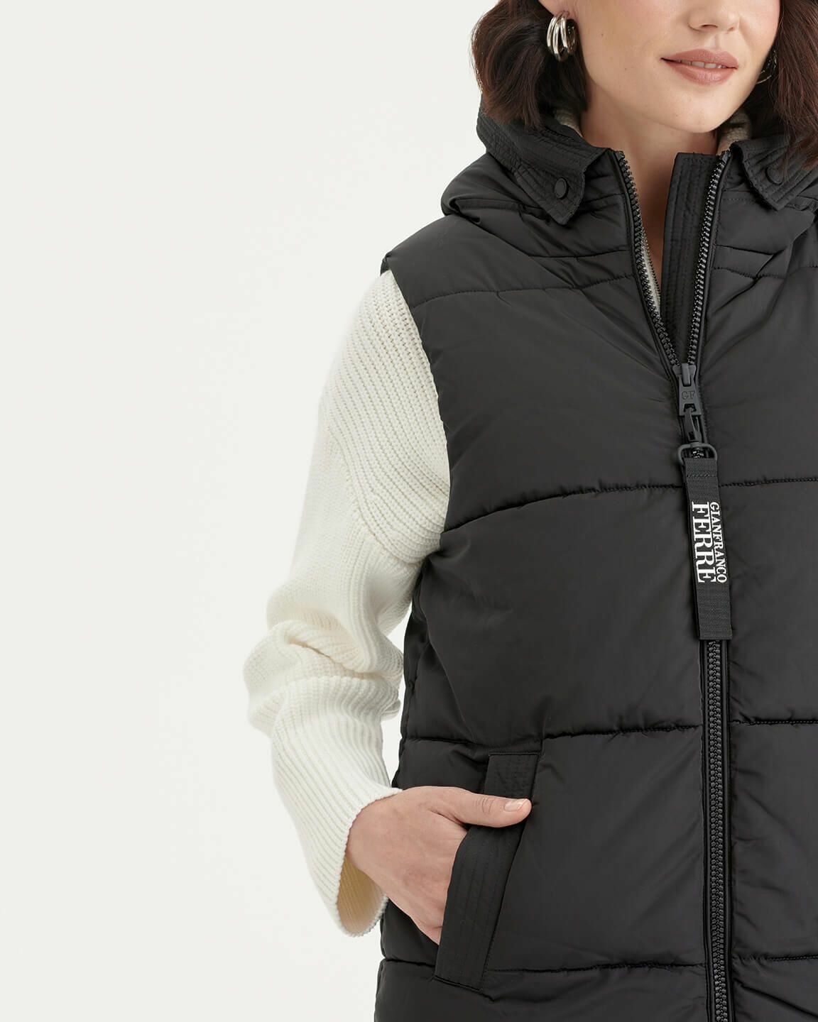 Жилет GF Ferre, размер S, черный — фото 1