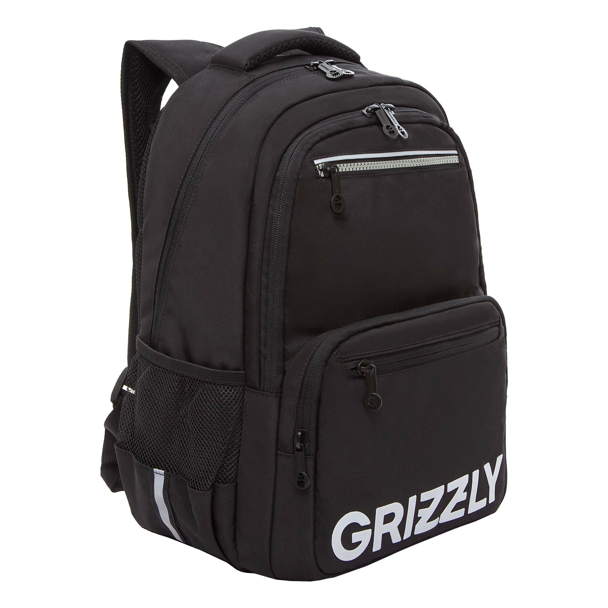 Рюкзак школьный GRIZZLY с карманом для ноутбука 13", анатомической спинкой, для мальчика RB-554-2/3 — фото 1