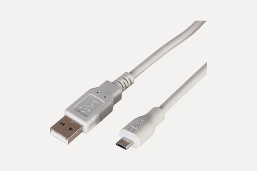 Изображение товара REXANT Шнур micro USB male - USB-A male, 3 м, модель 18-1166, для смартфонов и планшетов