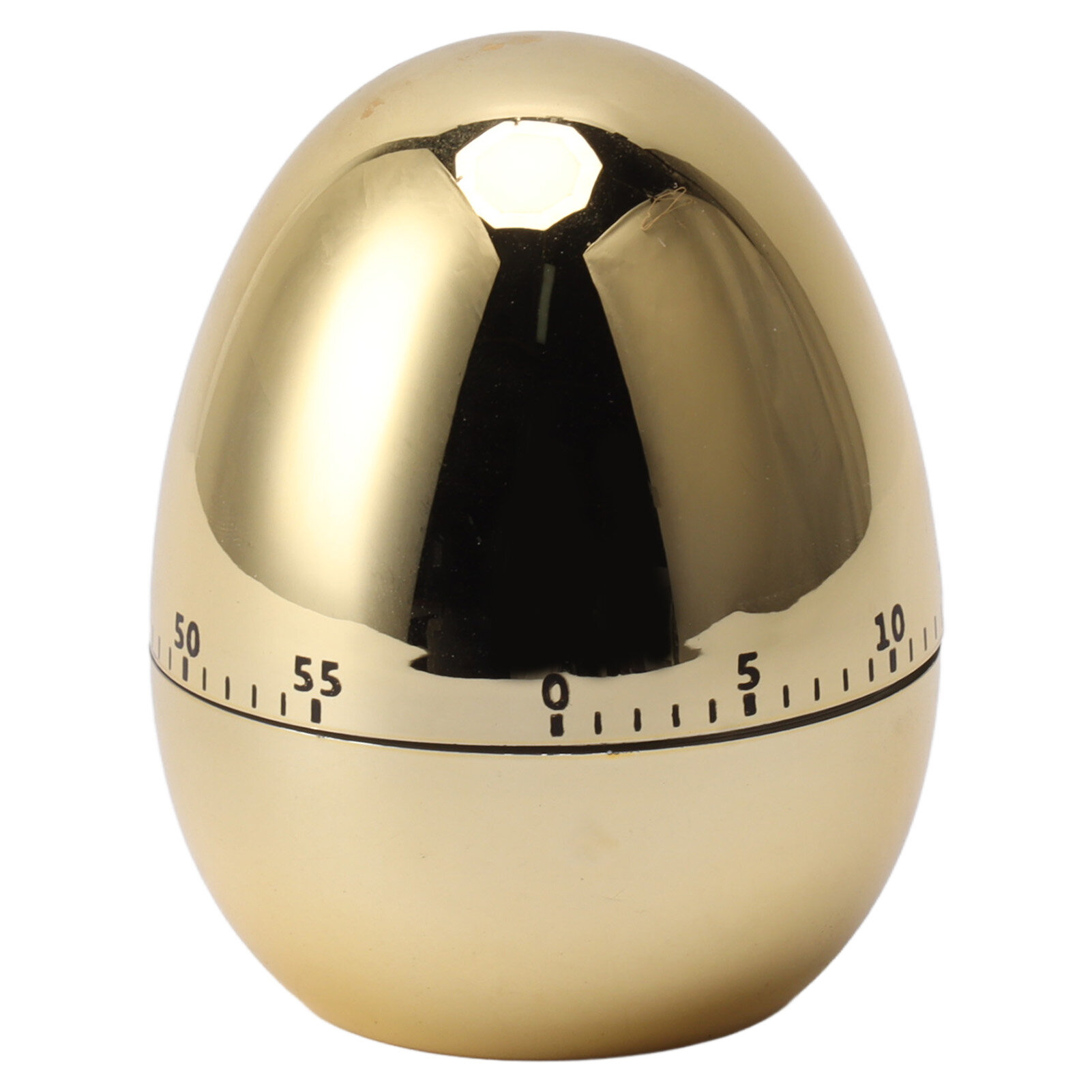 60 Minutes Egg Model Mechanical Timer Cooking Alarm Clock Manual for Kitchen Gold