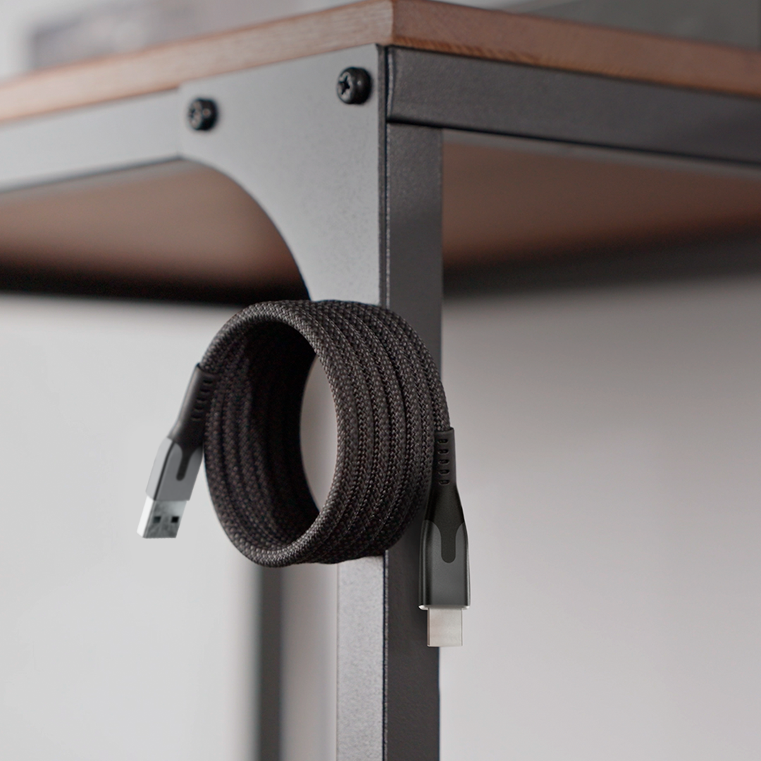 Зарядный кабель STATIK MagStack USB-A | USB-C, 1 метр, 27 Вт — фото 1