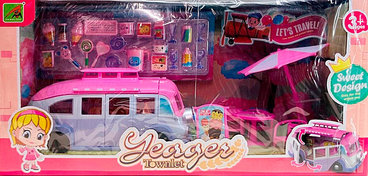 Набор "Кафе на колесах" Yeager Townlet 6607-1A с аксессуарами