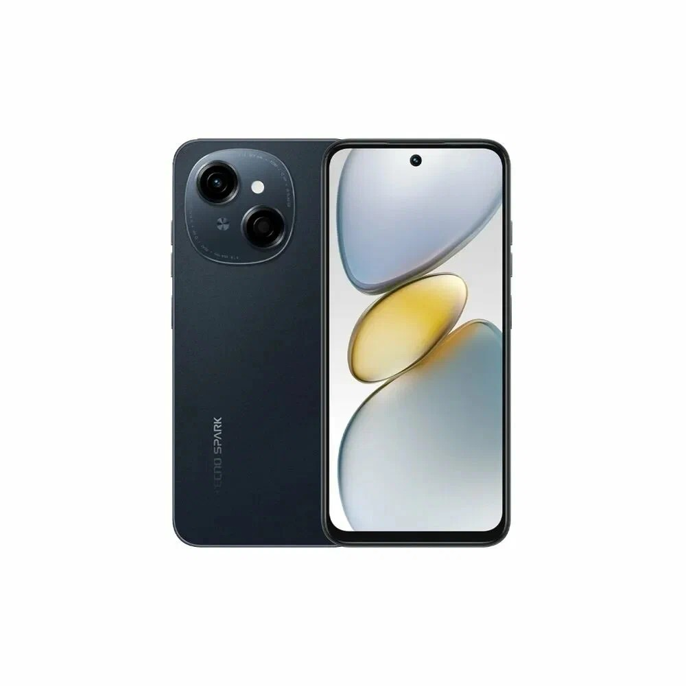 Смартфон Tecno Spark Go 1, Android 14, 6.67", 4/128 Гб, чёрный — фото 1