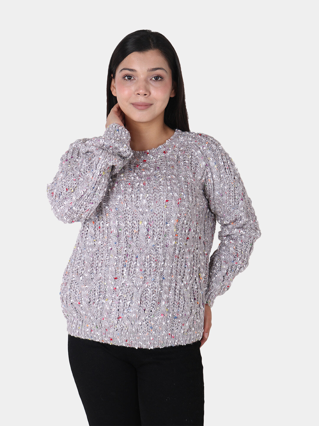 Джемпер , размер One Size, серебряный