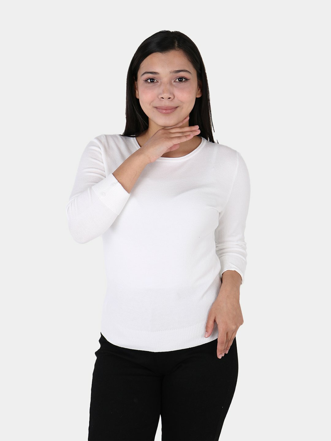 Свитер размер One Size, , белый
