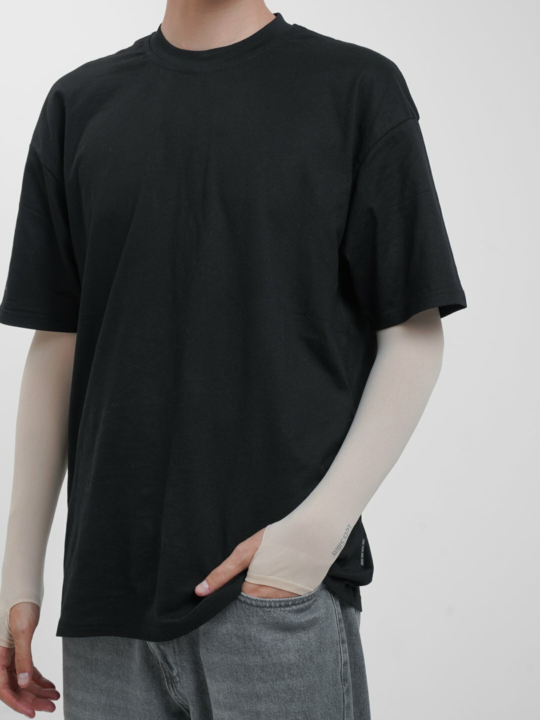 Перчатки  для взрослых и детей, размер OneSize, бежевый — фото 1