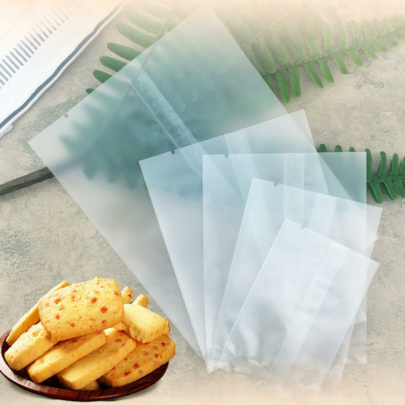 Пакеты для упаковки пищевых продуктов, 100 шт, пластиковые пакеты для выпечки, шлифовальной машины, печенья, цветов, чая и хранения продуктов, многоразовые, прочные и герметичные