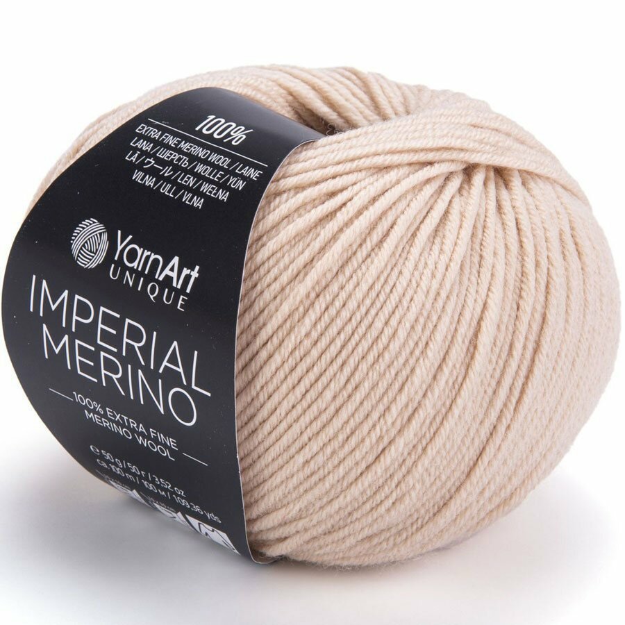 Пряжа Yarnart IMPERIAL MERINO 3305 св. персиковый (10 мотков)