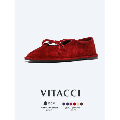 фото Балетки vitacci, размер 39, красный
