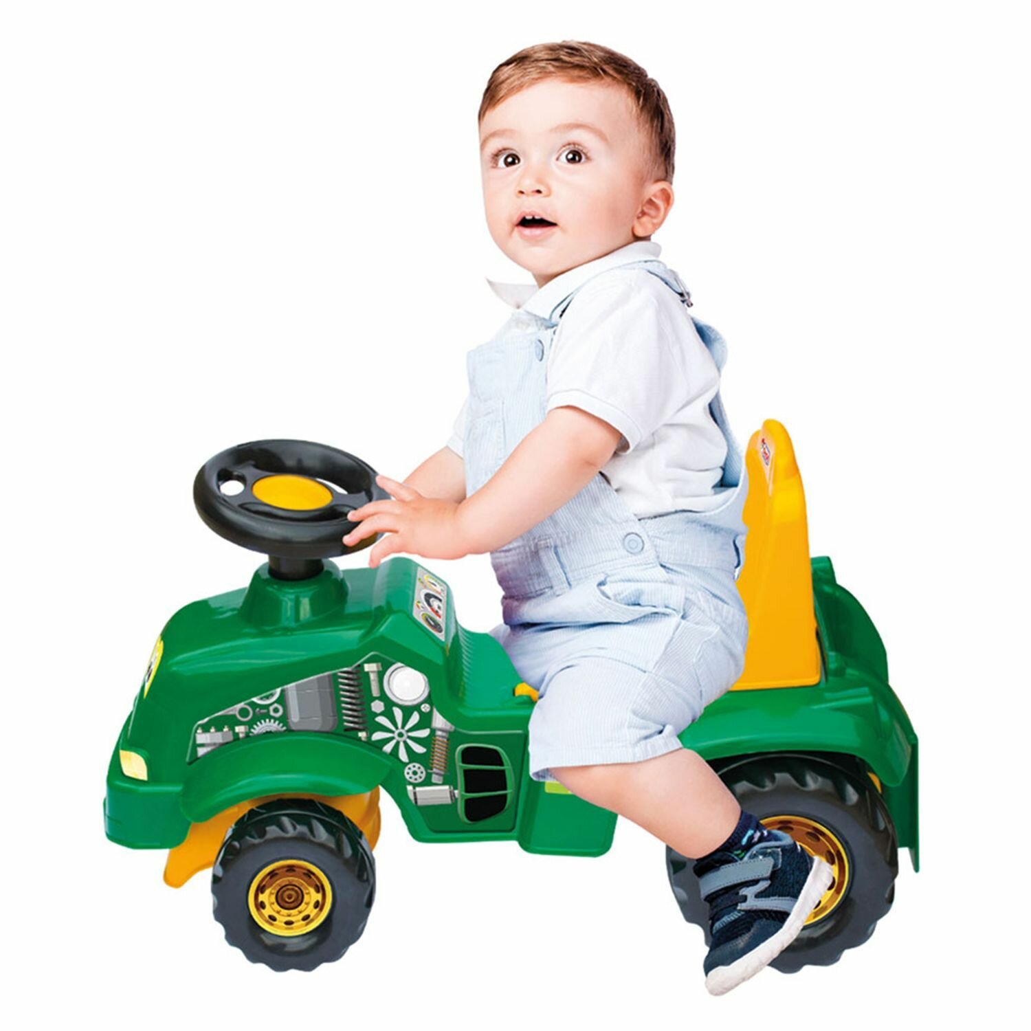 Трактор-каталка, зеленая — фото 1