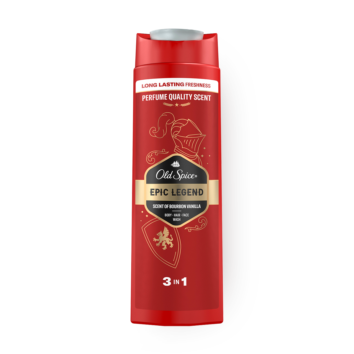 Гель для душа и шампунь Old Spice Epic Legend, 3 в 1, мужской, парфюмированный, 400 мл