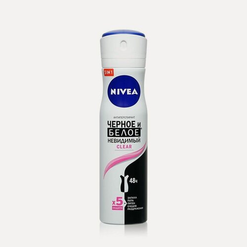 Изображение товара Женский дезодорант - антиперспирант NIVEA Невидимая защита для черного и белого " Clear " 150мл