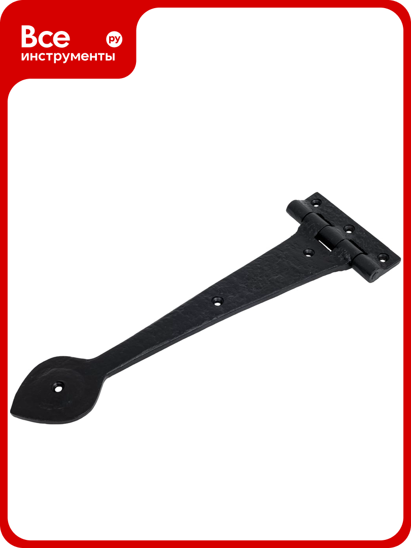 Петля-стрела Левша L.Baskerville 300mm LB-MI-302/12 черная У2-7409. Ч