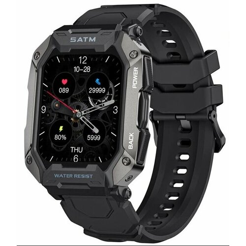 Умные часы для мужчин LIGE 5ATM Black Гарантия 1 год 429000₽