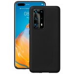 Силиконовый чехол для Huawei P40 PRO черный матовый - изображение