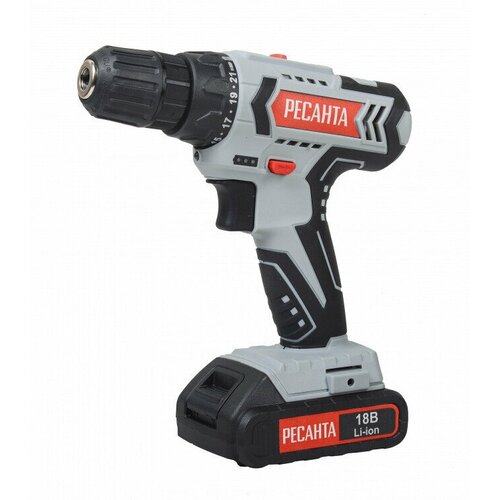 Дрель-шуруповерт аккумуляторная Ресанта ДА-18-2ЛК-У 1147700₽