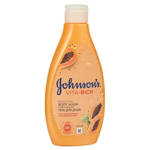 Гель для душа Johnson’s body care Vita-Rich, смягчающий, с экстрактом папайи, 250 мл