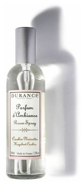 Durance Ароматический спрей для дома Room Spray Hazelnut Cookie 100мл (ореховое печенье с шоколадом)